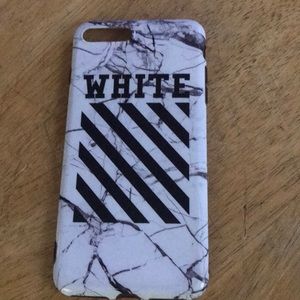 Authentic off-white iPhone 7-8 plus case